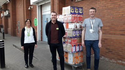 Easter egg donation to elderly and vulnerable | Asda Benton