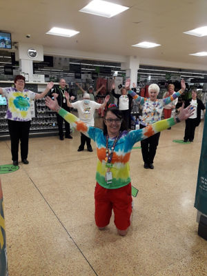 Rainbow dress up for NHS and key workers | Asda Taunton