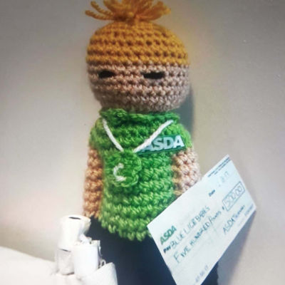 Mascot from a local charity  | Asda Thornaby