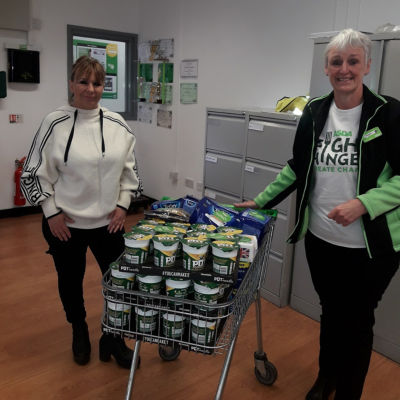 Donation of food to local Homeless charity | Asda St Helens