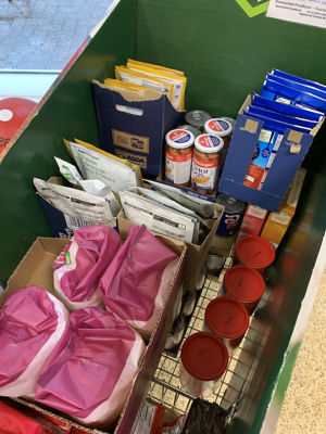 Donations to our local food bank. | Asda Stowmarket