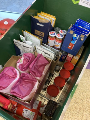Donations to our local food bank. | Asda Stowmarket