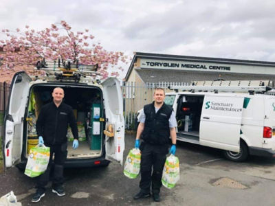 Carrier bag donation for local group | Asda Toryglen