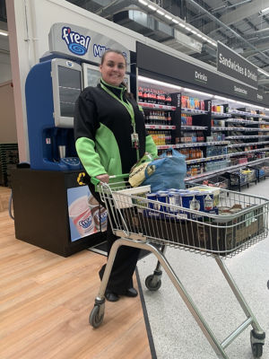 Donation to Street Friends helping the homeless  | Asda Aberdeen Beach
