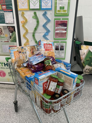 Foodbank donation | Asda Aberdeen Beach