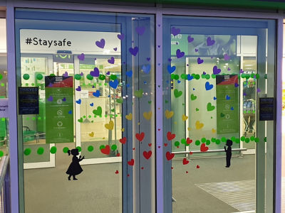 Rainbow to say thank you to our NHS and key workers  | Asda Wakefield