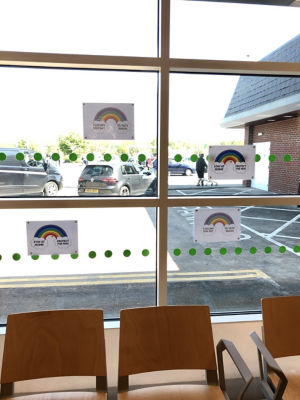 Rainbow to say thank you to our NHS and key workers  | Asda Wakefield
