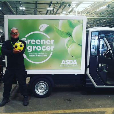 Delivery driver Damian's on the ball | Asda West Swindon