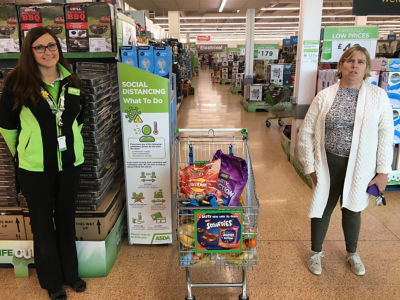 Donation for school lunch packs to Juice Community Project  | Asda Longwell Green