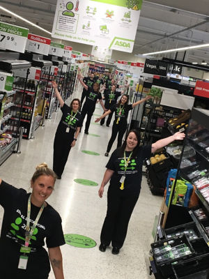 Social distancing T-shirts | Asda Clacton-on-Sea