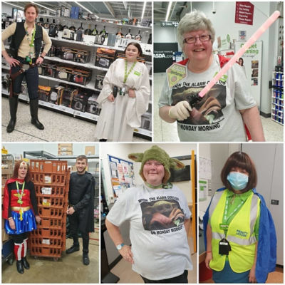 Wearing capes for our superheroes!  | Asda Newport Isle of Wight