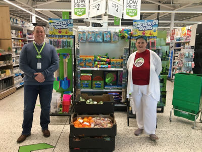 Food Cycle donation | Asda Clacton-on-Sea