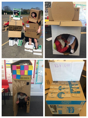 Creative pupils are boxing clever with help from Asda Clacton | Asda Clacton-on-Sea