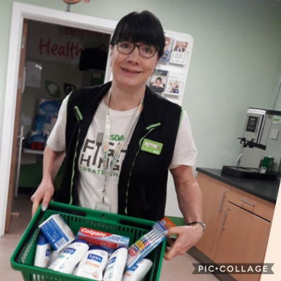 Donation to Albert House care home | Asda Colne