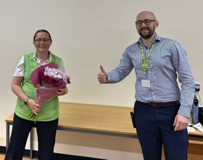 Congratulations Helen on 25 years' service | Asda Enniskillen