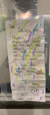 Gareth receives a lovely thank-you letter | Asda Blantyre
