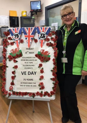 VE Day celebrations | Asda Pwllheli