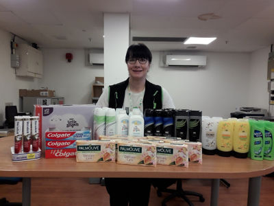 Donation  to Dercliffe rest home in Nelson | Asda Colne