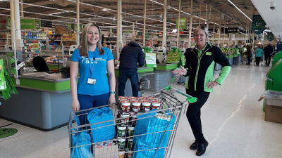 Food items for our NHS nurses care packages | Asda Coventry
