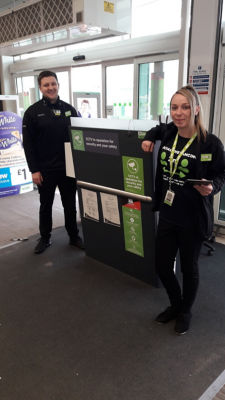Becky and Tom are just 2 of our fantastic security guards looking after colleagues and customers at this crazy time | Asda Coventry