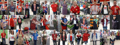 Dressed up for VE Day | Asda Boston