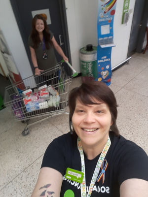 Goods donation to community hub | Asda Golborne