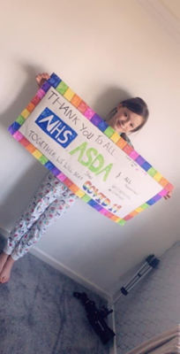 Ava's kind act for the NHS | Asda Chelmsley Wood