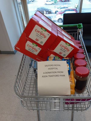 Donation to Salford Royal Hospital  | Asda Trafford Park