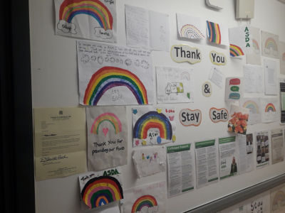 Thank you wall | Asda South Shields