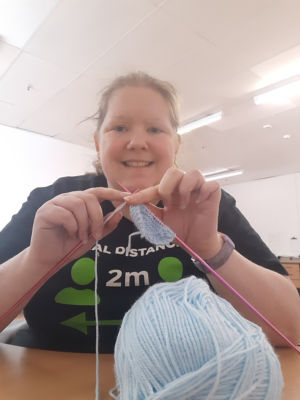 Knitting hearts for Covid-19 patients | Asda Portlethen