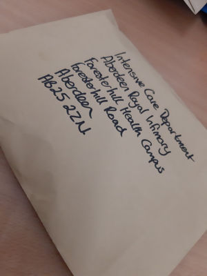 Knitting hearts for Covid-19 patients | Asda Portlethen
