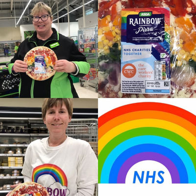 Rainbow Pizzas | Asda Frome