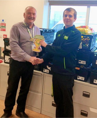Superstar Sean goes out of his way to help customers at Asda Downpatrick | Asda Downpatrick