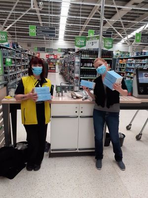 Face masks to care home | Asda Sinfin