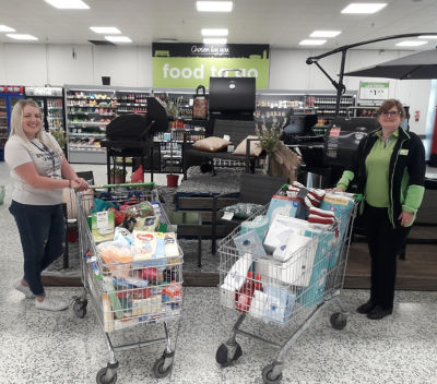 Asda Kirkcaldy donated a trolley of items to Fife Womens Aid this month.  | Asda Kirkcaldy