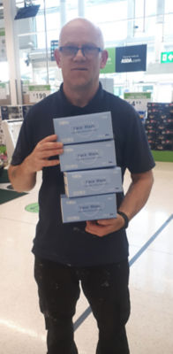 Donation of face masks | Asda Boston