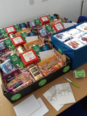 Busy day 🤗 making up some 'Break time hampers' for some of our local unsung heroes plus coffee for our amazing NHS care workers 🥰  | Asda Norwich