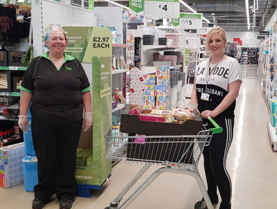 Generous Andrea gets treats for hospital | Asda Tonypandy