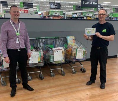 Steve goes out of way to help self-isolating elderly couple who made shopping mistake | Asda Gosforth