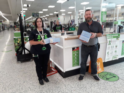 Donation of face masks | Asda Newport