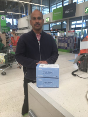 Donation of face masks and craft items to local care homes  | Asda Swindon Haydon