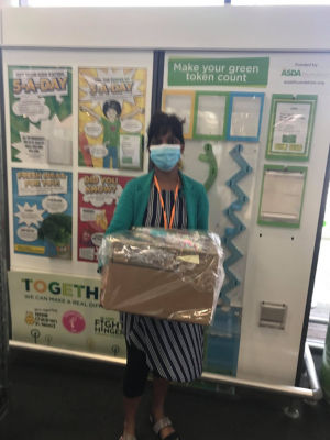 Donation of face masks and craft items to local care homes  | Asda Swindon Haydon
