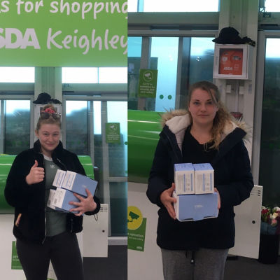 Care homes collect masks | Asda Keighley