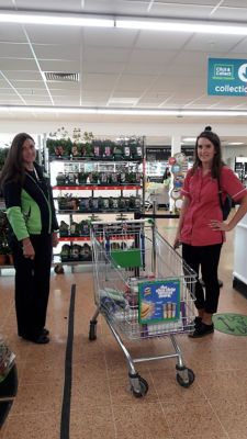 Donations to care home  | Asda Longwell Green