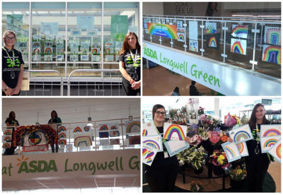 Thank you to the children at our local schools for the beautiful Rainbow pictures  | Asda Longwell Green