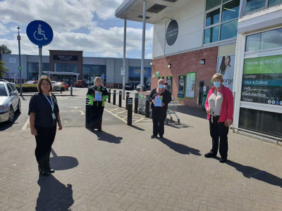 Face mask donation | Asda Kilmarnock