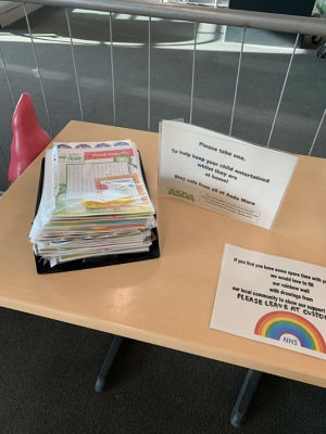 Little activity packs for customers to take home to try and ease the boredom with the children off school at the moment! | Asda Ware