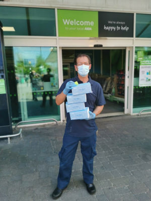 Face mask donation | Asda Crawley