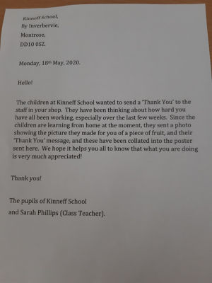Some lovely Thank Yous | Asda Portlethen