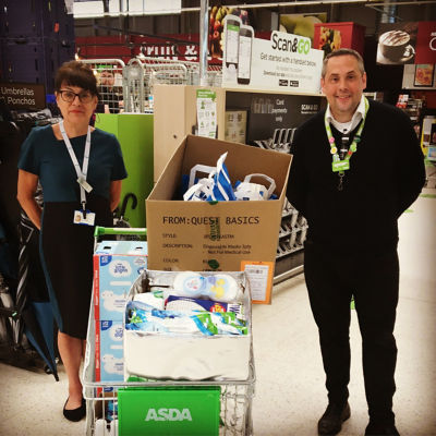 Donations to food bank local school and Hospital ward | Asda Swindon Haydon